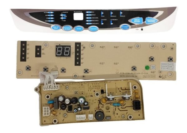 Plaqueta Placa Lav Gafa 7500 Original Con Visor + Serigrafia