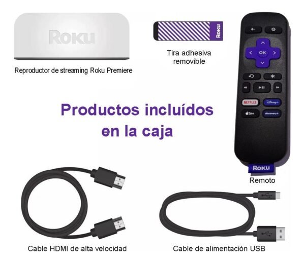 Tv Box Roku Premiere 3920rw 4k Hdr Netflix Disney+ Sart+ Hbo