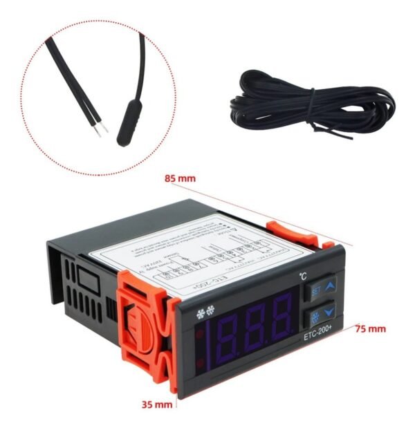 Combistato Termostato 1 Sensor Defrost Etc-200+ (-40°a 120°)