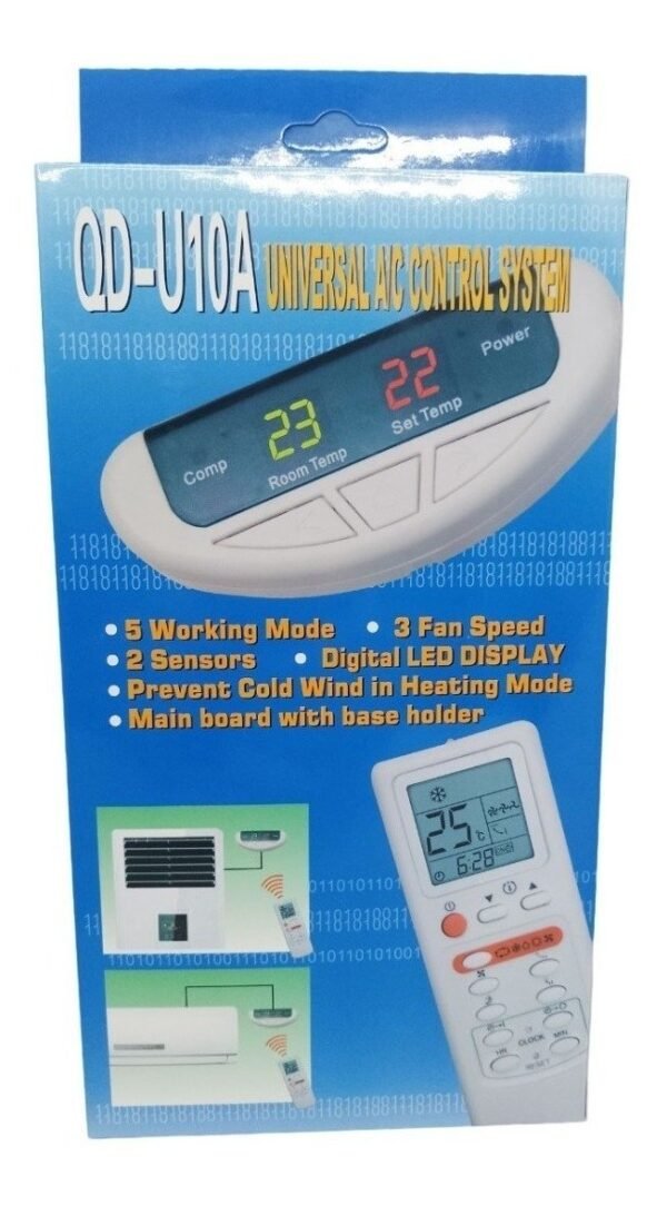 Plaqueta Aire Acondicionado Universal Qd-u10a+display A Relé
