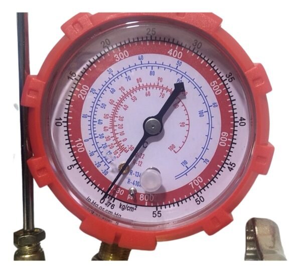 Manifold De Bronce Para R410 R22 R134 + Mangueras-adaptador