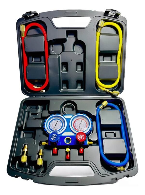 Manifold Refrigeracion Combinado C/maletin R410 R22 R134 R12