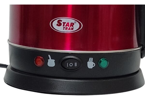 Pava Jarra Eléctrica Startrak Roja Aceroinox Corte Mate 1.8L