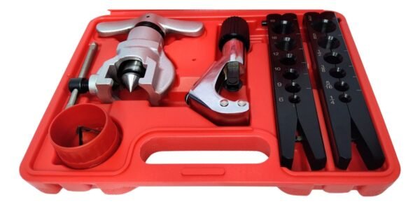 Pestañadora Exentrica + Cortadora + Escariador En Maletin