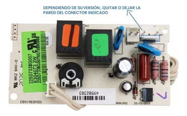 Plaqueta Mabe Hma295/335 Rmv41/21/ Hma450 + Bimetal Original