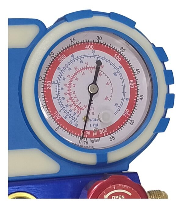 Manifold Maletin Dual R410 R22 R134 + Acoples Automotor