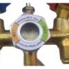 Manifold De Bronce Para R410 R22 R134 + Mangueras-adaptador