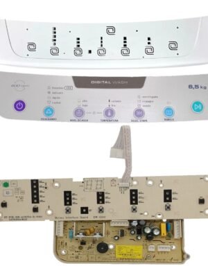Plaqueta Electrolux Digital Wash Orig + Serigrafia + Panel