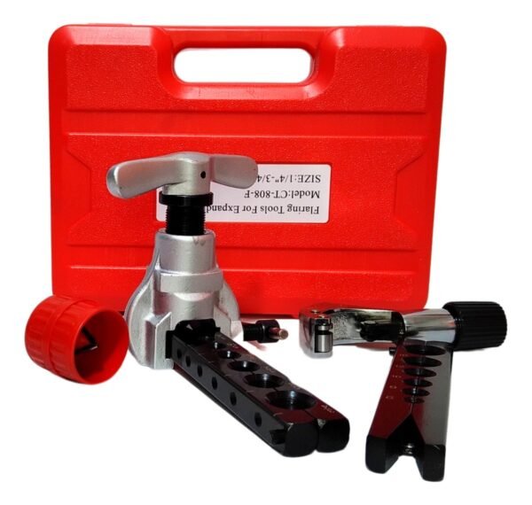 Pestañadora Exentrica + Cortadora + Escariador En Maletin