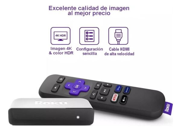 Tv Box Roku Premiere 3920rw 4k Hdr Netflix Disney+ Sart+ Hbo